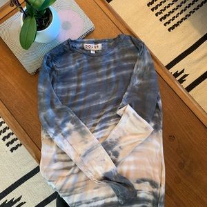 Anthropologie Trina Tie Dye Midi Dress Dolan xs